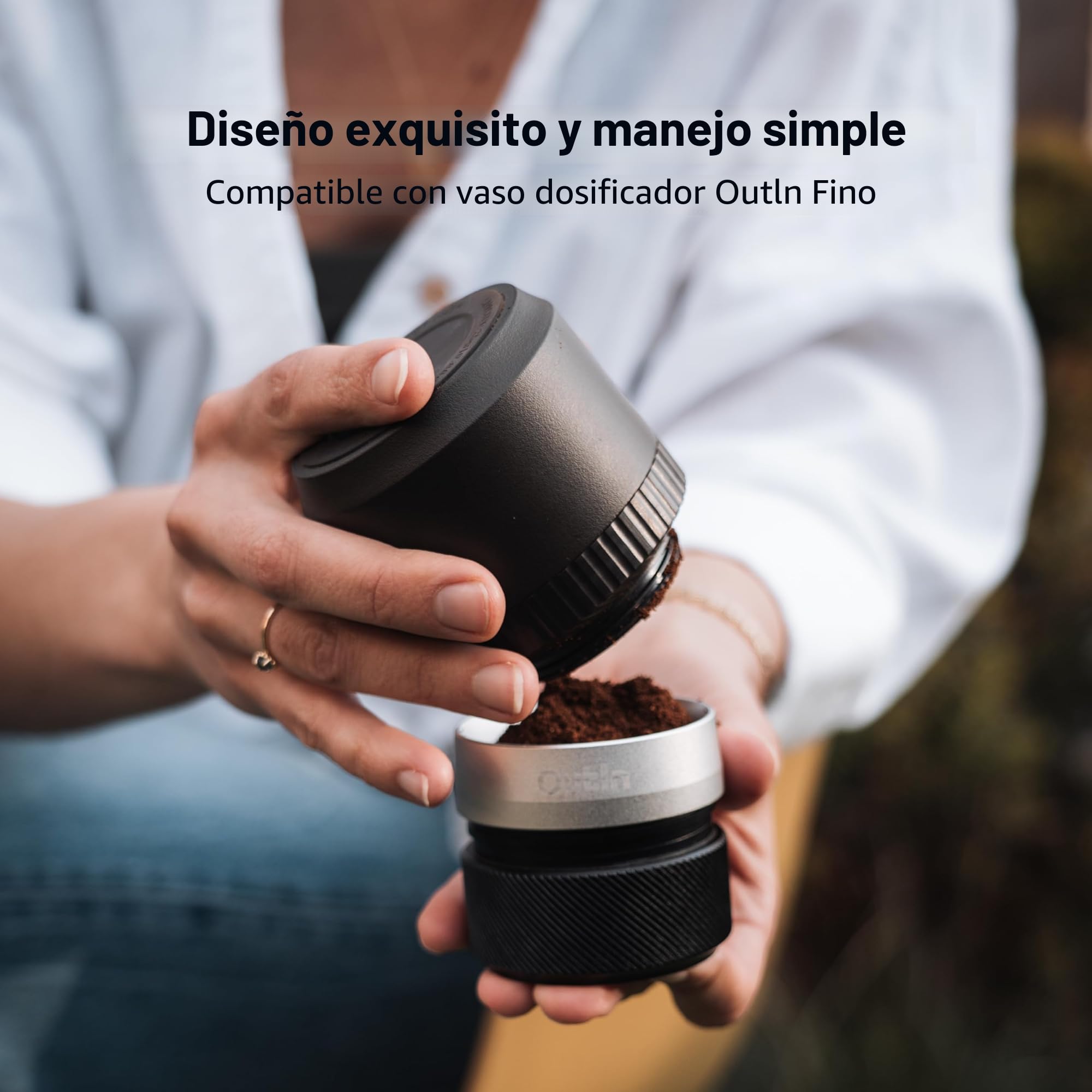 Kit de Accesorios de Espresso Nano OutIn, Cesta Plus, doble disparo