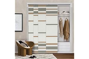 GoDear Design Adjustable Sliding Closet Doors Blinds