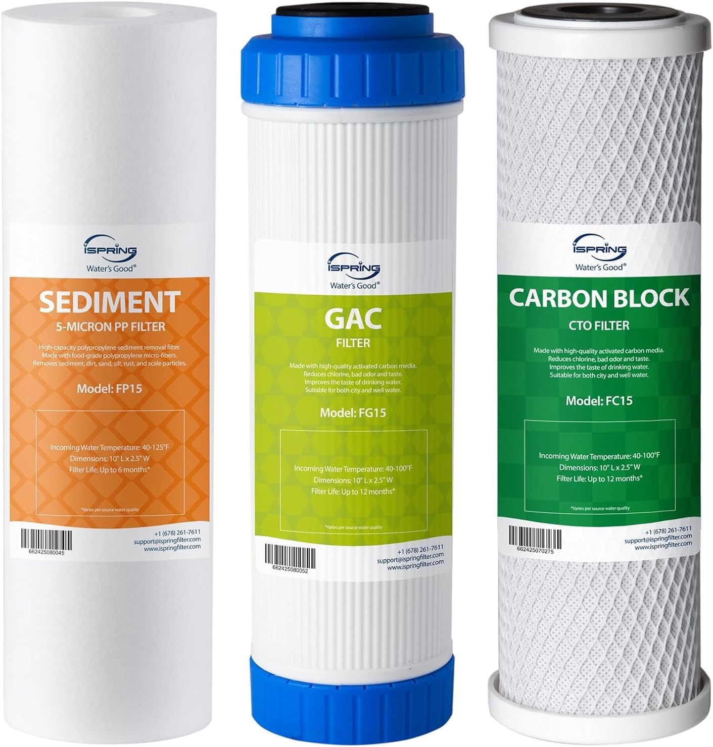 iSpring RCC7AKF3 Value Pack, Alkaline 6-Stage Under Sink Reverse Osmosis Water Filter System, Patented Easy-Mount Faucet for Effortless Installation, Additional 3 Pre-Filters Included