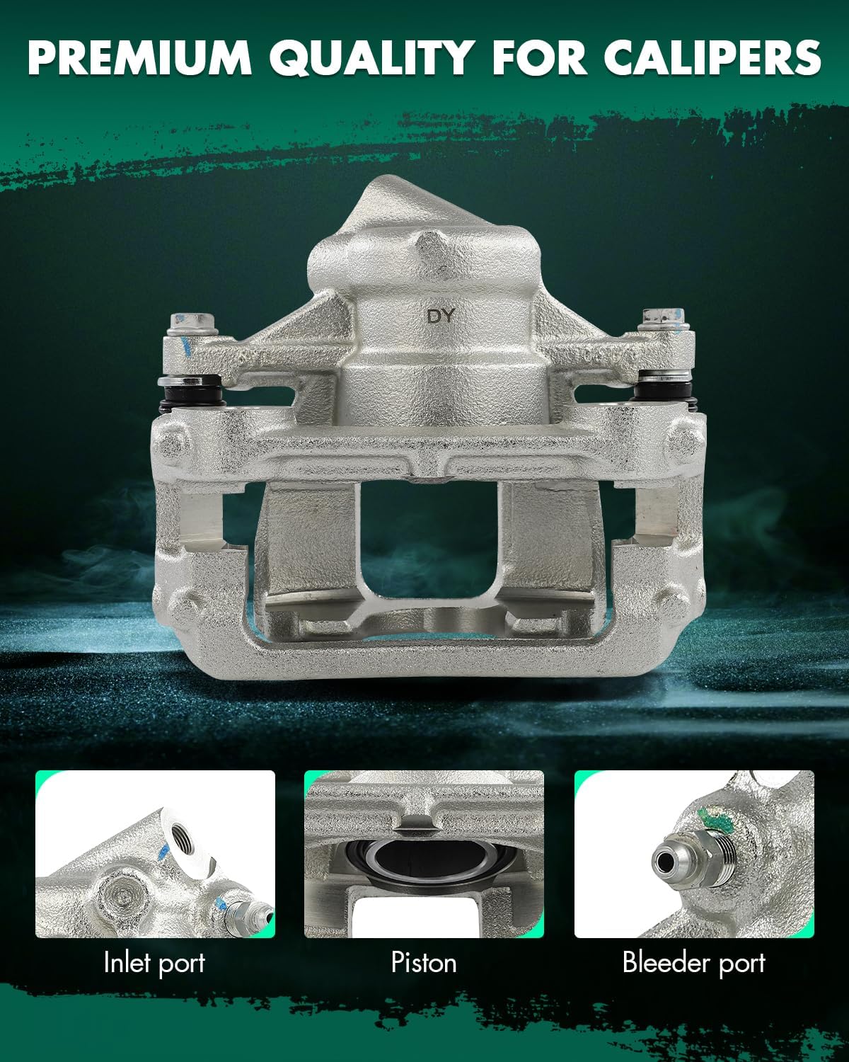 SCITOO 18B5066 18B5067 Rear Left & Right Disc Brake Calipers Assembly w/Bracket for Dodge for Sprinter 2500,for Freightliner for Sprinter 2500,for Mercedes-Benz for Sprinter/for Sprinter 2500