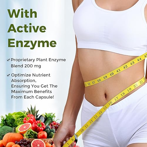 Miniatura 5 de Suplementos de frutas y verduras de 2000 mg, equilibrio natural de más de 35 frutas y verduras, suplemento 100% de superalimentos integrales de