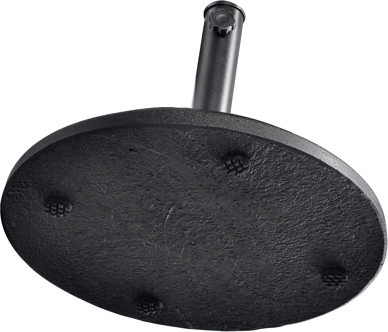 Global Industrial Concrete Umbrella Base, 33 Lb., Black