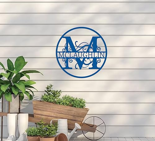 Miniatura 7 de Metal Monogram Sign, Custom Metal Sign, Metal Name Sign, Initial Sign, Metal Monogram Letters, Home Decor, Metal Wall Art, Outdoor Sign,