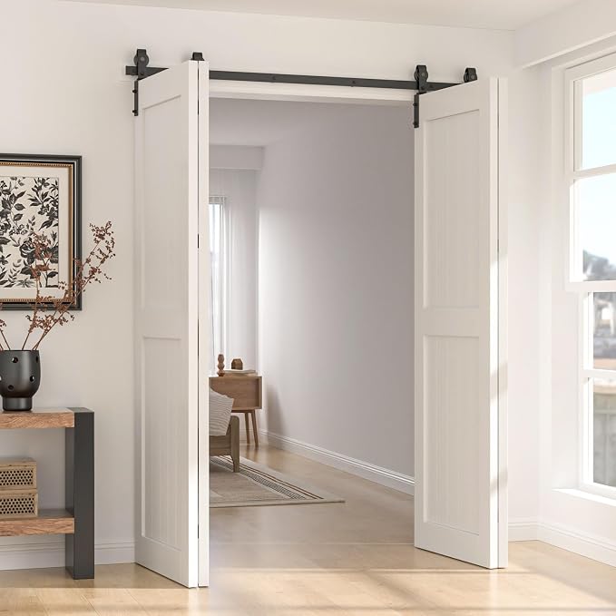 Kit herraje puerta plegable corredera 8FT para 4 puertas miniatura 2