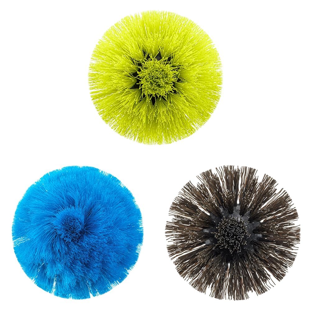Lot de 3 brosses 110 mm RYOBI pour un nettoyage multi-surfaces efficace