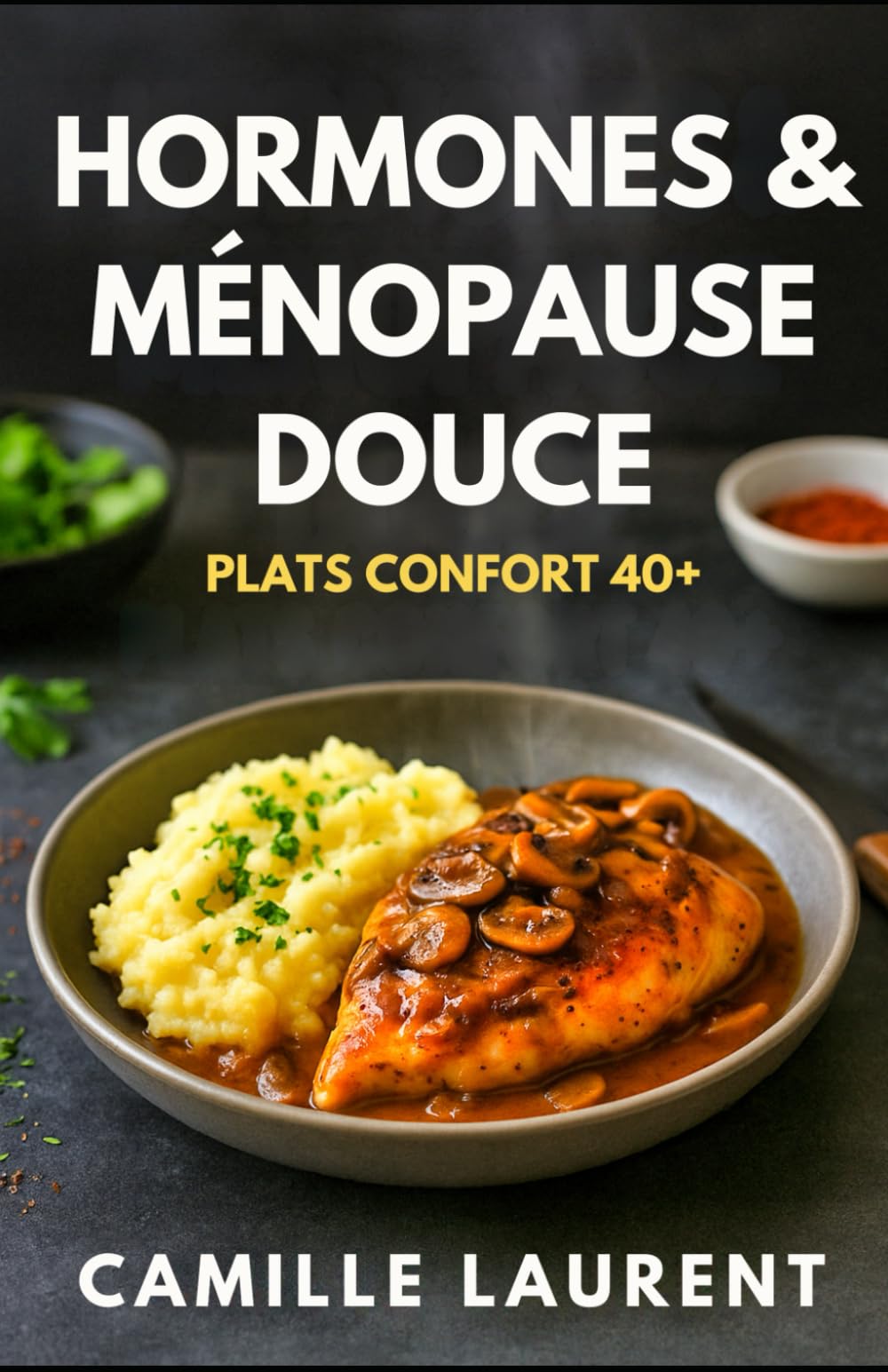 Hormones & Ménopause Douce — Plats Confort 40+ : 60 recettes réconfortantes pour femmes en périménopause et ménopause: Petits déjeuners, bols, salades ... dormir et retrouver de l’énergie après 40 ans