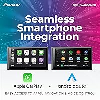 Vista 3 de Pioneer DMH-W4660NEX 6.8" Capacitive Touchscreen, Double Din – Wireless & Wired Apple CarPlay & Android Auto, Yaxa Alexa Built-in, Bluetooth, HD