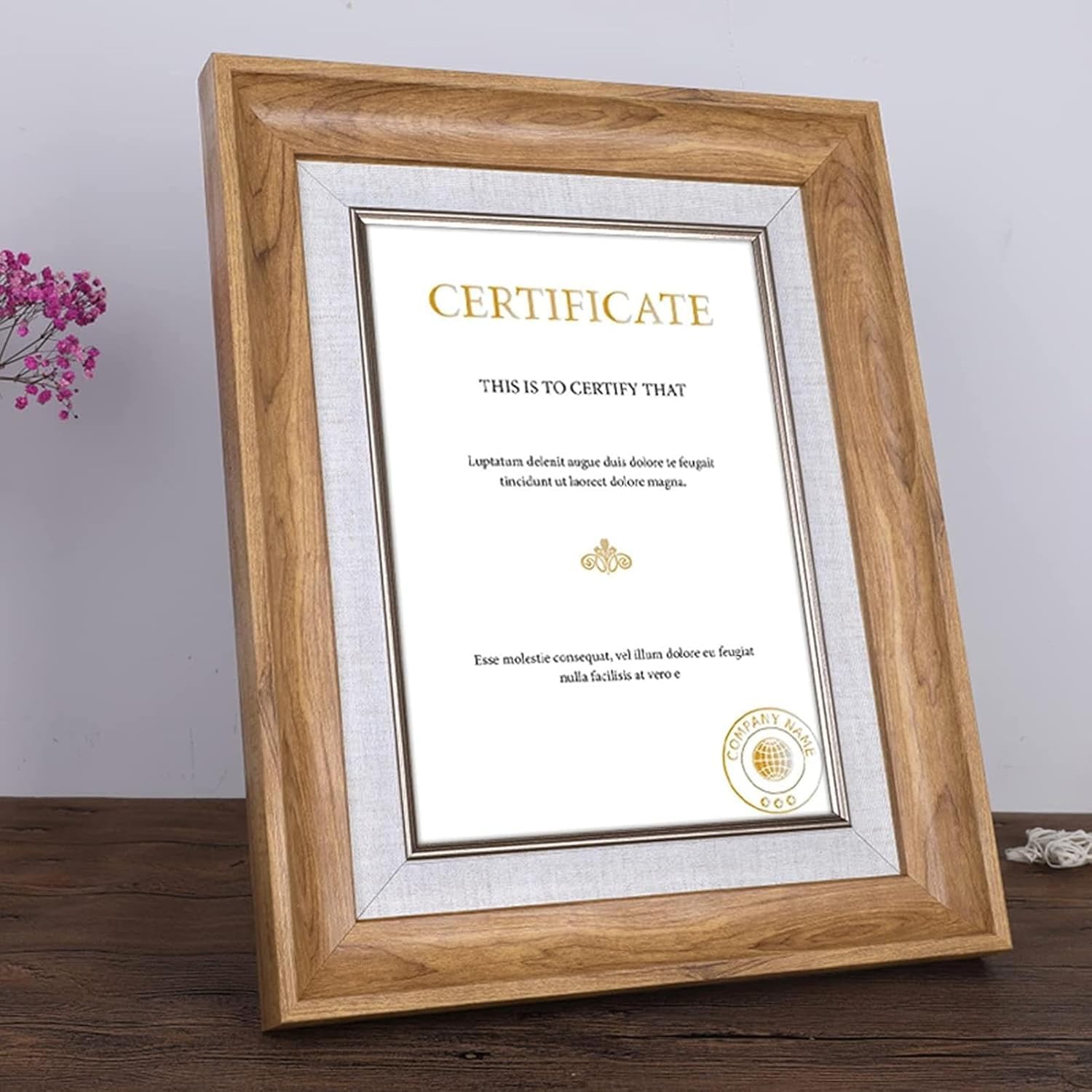 Cadre photo A4 diplôme pour protéger et suspendre vos attestations