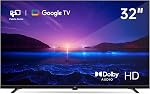 FPD Téléviseur intelligent HD 32 po 720p LED Google TV avec Google Play et Google Cast intégrés, HDR 10, Dolby Audio, télécommande, diffusion de la télévision en direct (Palette-Series, CG32-P3, modèle 2026)