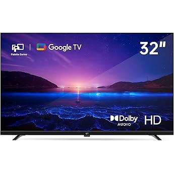 RCA 32-Inch HD Smart Google TV, Frameless LED Display with HDR10, Wi-Fi and Blue