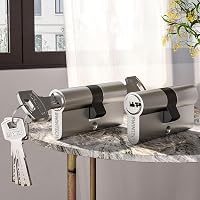 Bwintech Nikkel-Cink Hengerzár 90mm Kulccsal, 45/45 Profilzár 6