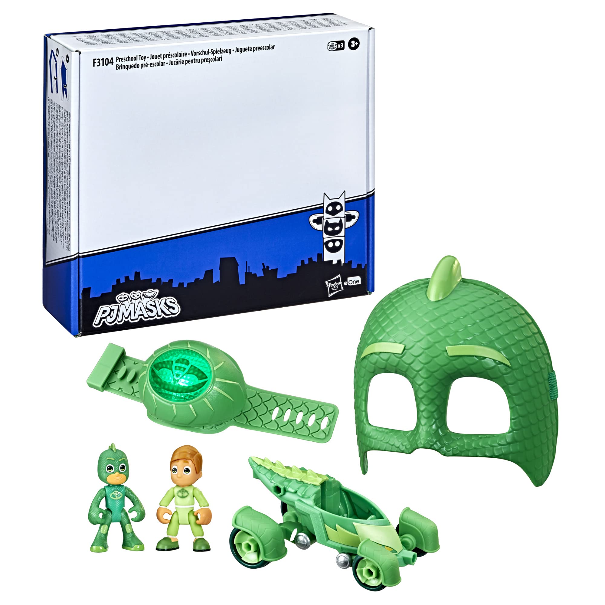 PJ Masks Gekko Power Pack Preschool Toy Set with 2 PJMasksAction