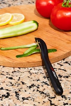 Market Door Fruit Vegetable Peeler Black Peel