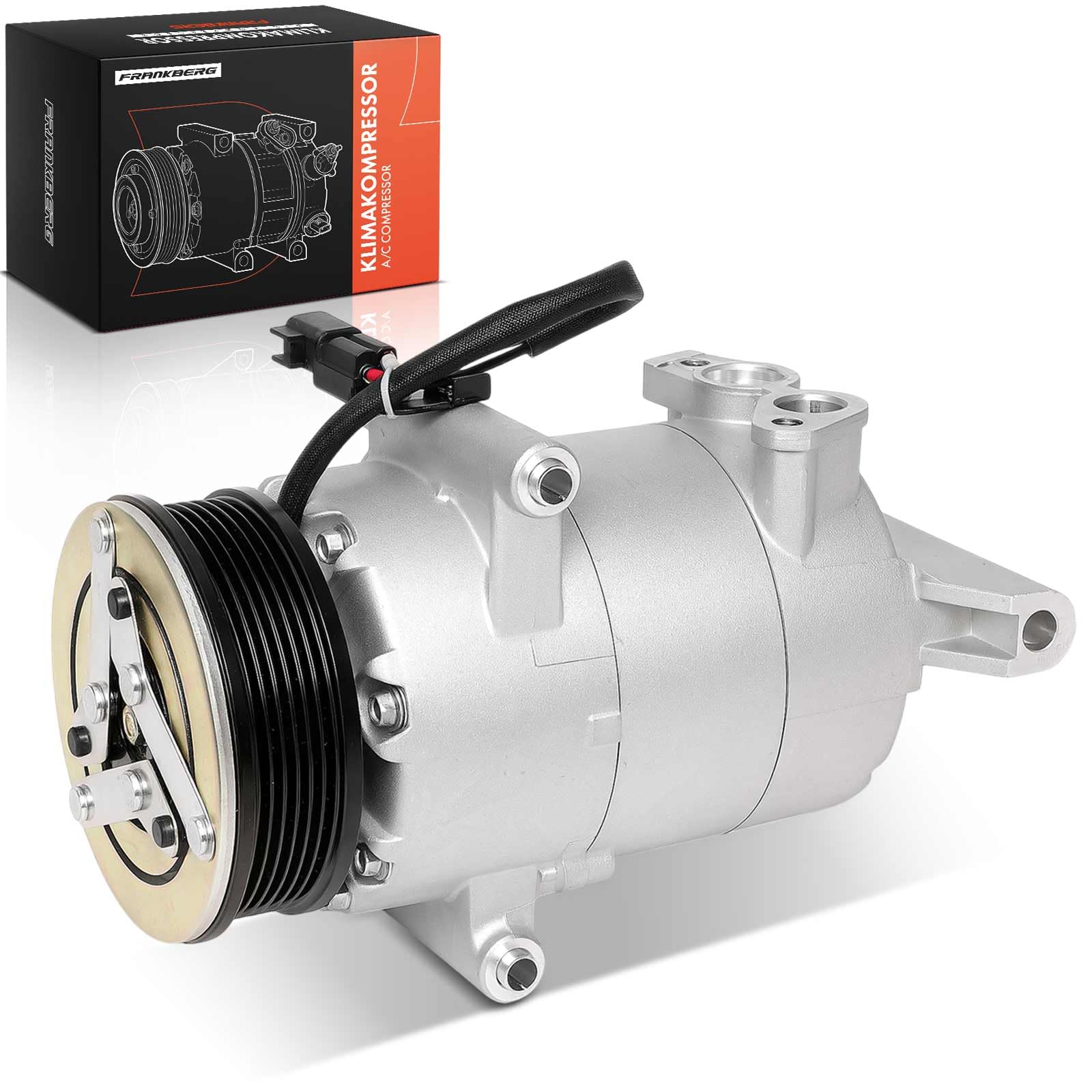 Frankberg Compresor de aire acondicionado con Embrague Compatible con Transit V363 S-Max Mondeo V Galaxy Replace# 2011501, Incluido. Aceite preaplicado