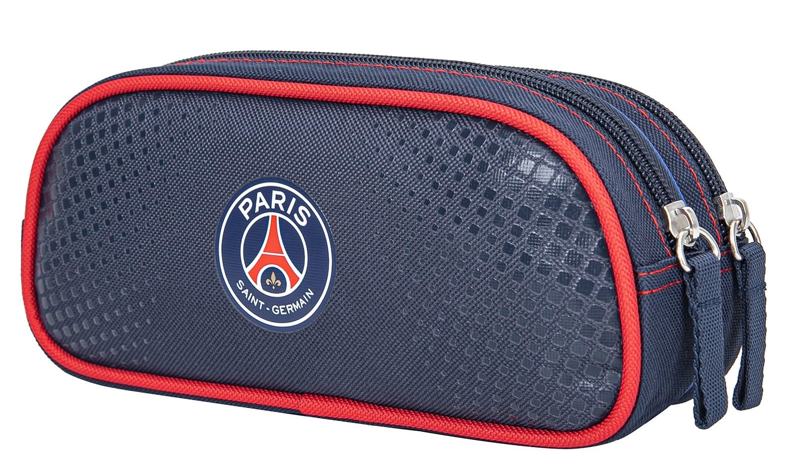 PSG Piórnik szkolny z 2 przegródkami, oficjalna kolekcja Paris-Saint-Germain