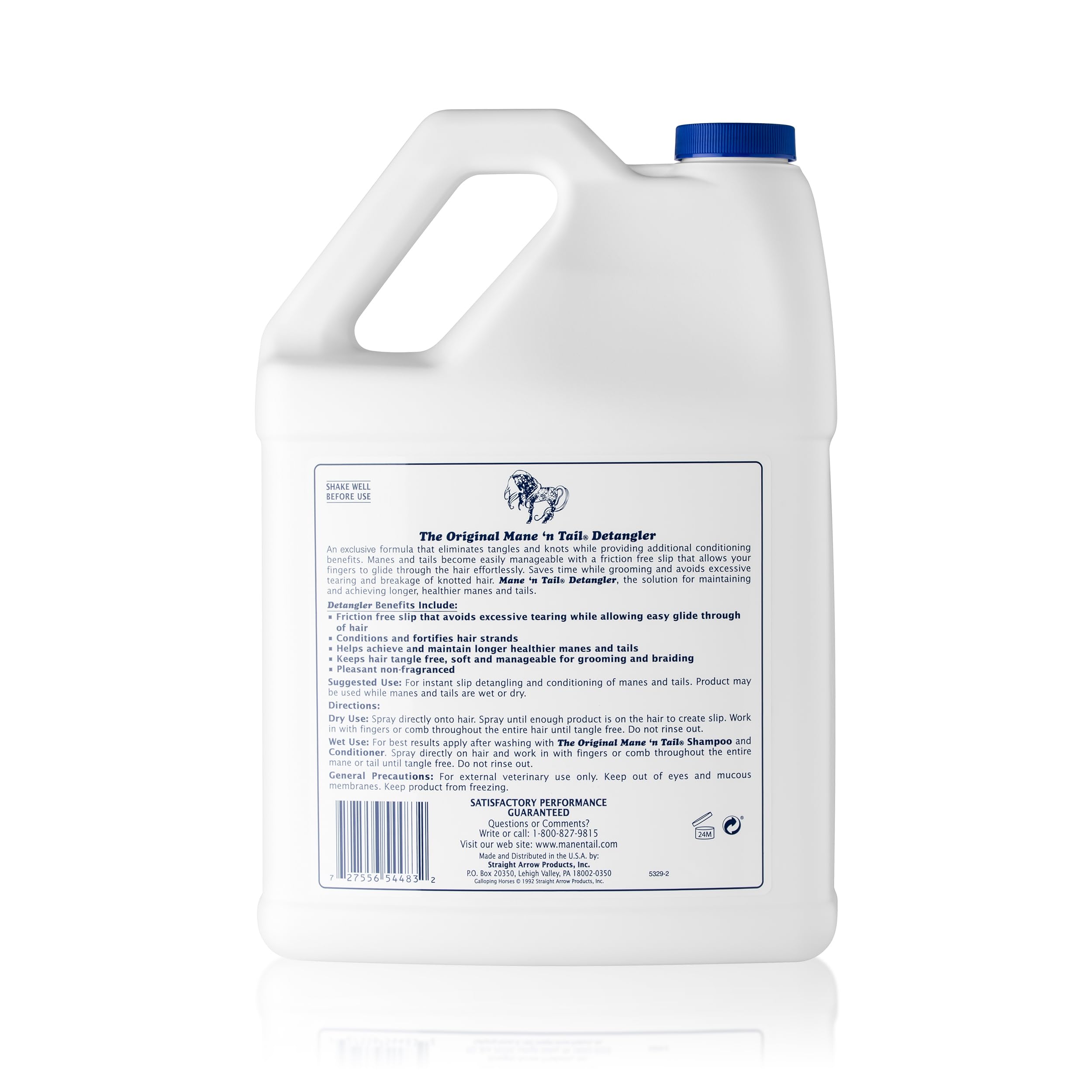 Mane 'n Tail Detangler ElIMINATES TANGLES & KNOTS Refill Gallon