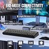 EPOMAKER x Aula F65 Teclado mecánico inalámbrico 65% con junta de goma hot-swappable | Amortiguación de sonido de 5 capas para sonido rico, retroiluminación RGB, tri-modo (BT 5.0/2.4G/USB-C) (Negro, interruptor Reaper) 5