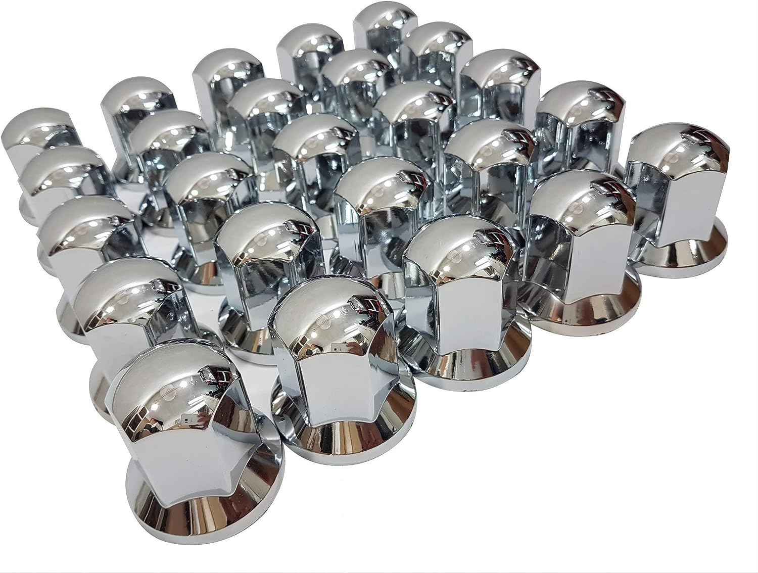 Wielmoerdoppen 32mm en 33 mm - chrome/kunstof/rvs soorten - Vrachtwagen-onderdelen