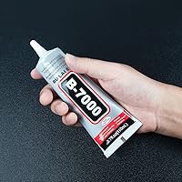 Vista 4 de B-7000 - Pegamento B7000 de 3.7 fl oz, adhesivo industrial multiusos de alto grado B7000, adhesivos transparentes semifluidos adecuados