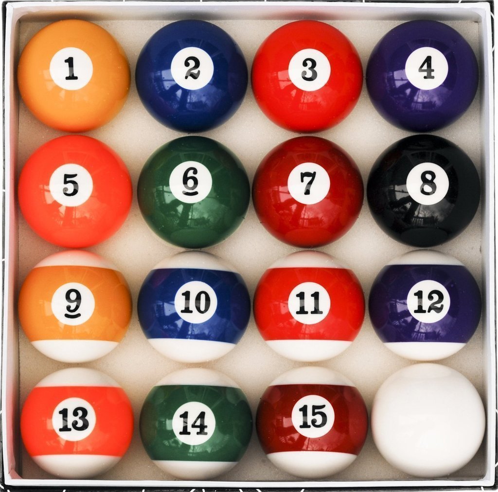 Club 147 Pool Ball Set(16 Balls)