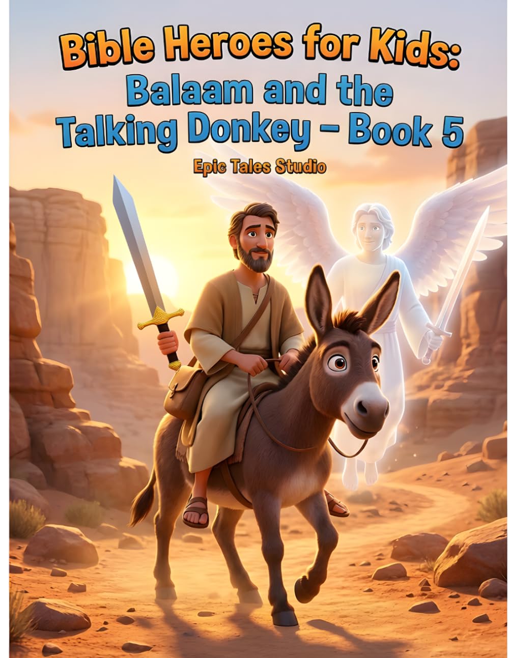 Bible Heroes for Kids: Balaam and the Talking Donkey – Book 5: A Story About Listening to God and Making the Right Choices