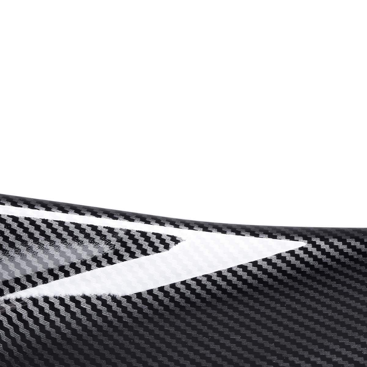 2 szt. 35cm/48cm uniwersalny boczek samochodu dyfuzor tylnego zderzaka Spoiler część rozdzielająca nakładki Winglet fartuchy z włókna węglowego, dla Benz, BMW