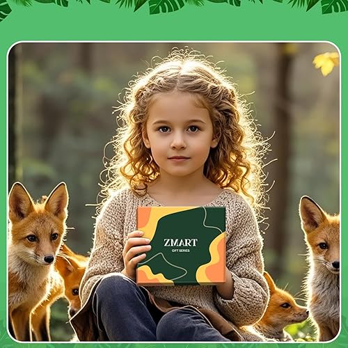 Miniatura 5 de Zmart Lindos regalos de animales para niñas - Divertidos calcetines de goma de cerdo de zorro para niños