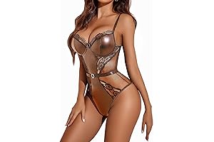 Womens Lace Bodysuit Push Up Teddy Lingerie
