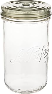 Le parfait 922940 Double Cap Jar, 33.8 fl oz (1000 cc)
