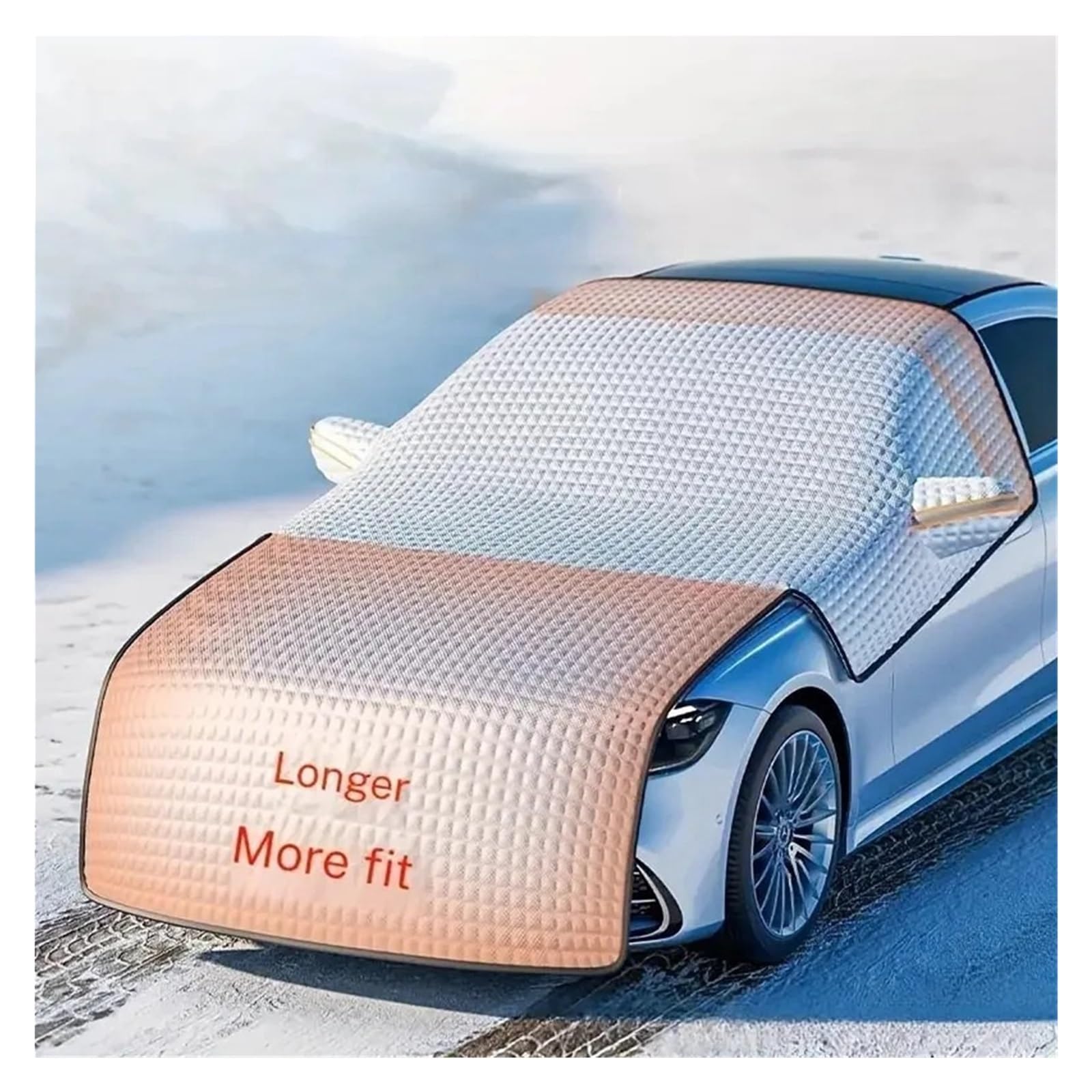 Ampliar Cubierta de Nieve para Coche Parabrisas Invierno Protector contra la a Hielo para Ventana para SUV Sedan