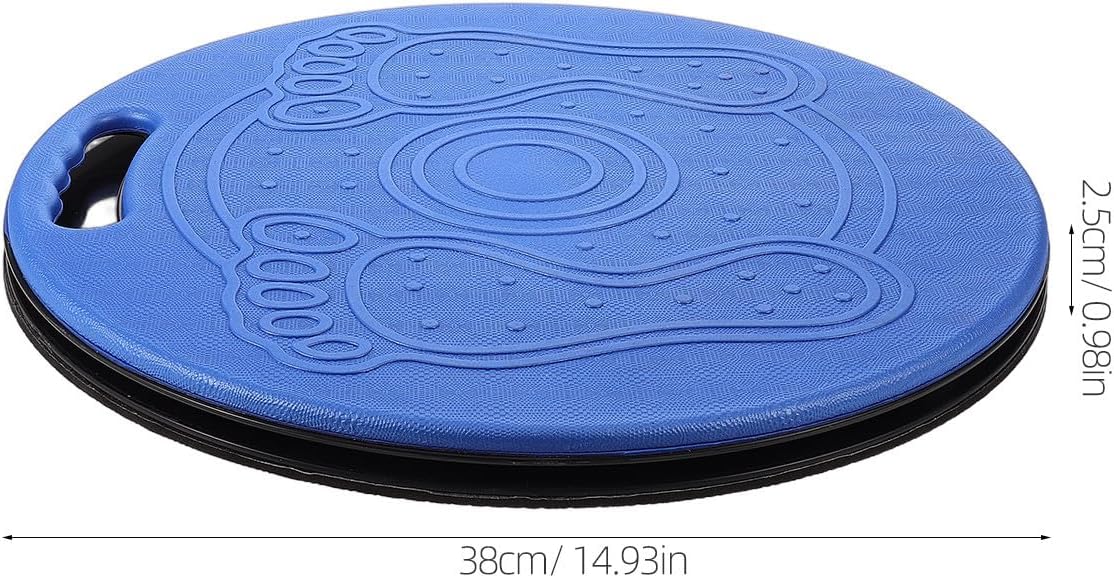 SHOWERORO Transfer Disc - 15" Pivot Disc for Safe Transfers with 360° Rotation - Non-Slip for Sitting & Standing - Mobility Aid with Built-in Handle - Elderly Bedridden Patient Disabled Use