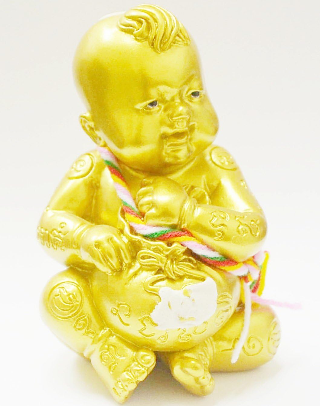 Thai Amulets Magic Gift Thailand Kumanthong"Reak Traab-Rab-Chock Statue"by Archan Khom Traivet