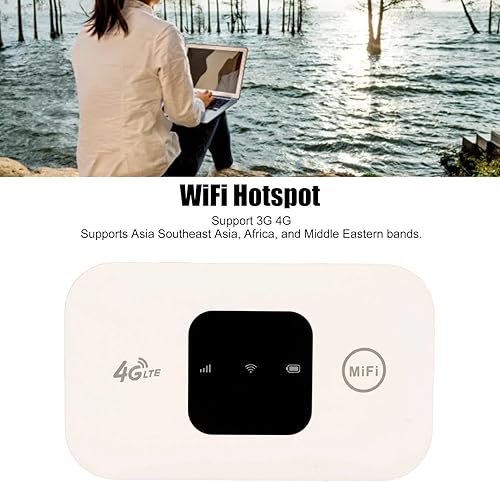 Miniatura 3 de Hotspot WiFi móvil 4G LTE portátil para África, viajes de Oriente Medio - Hasta 10 usuarios - Ranura para tarjeta SIM - Ligero y compacto