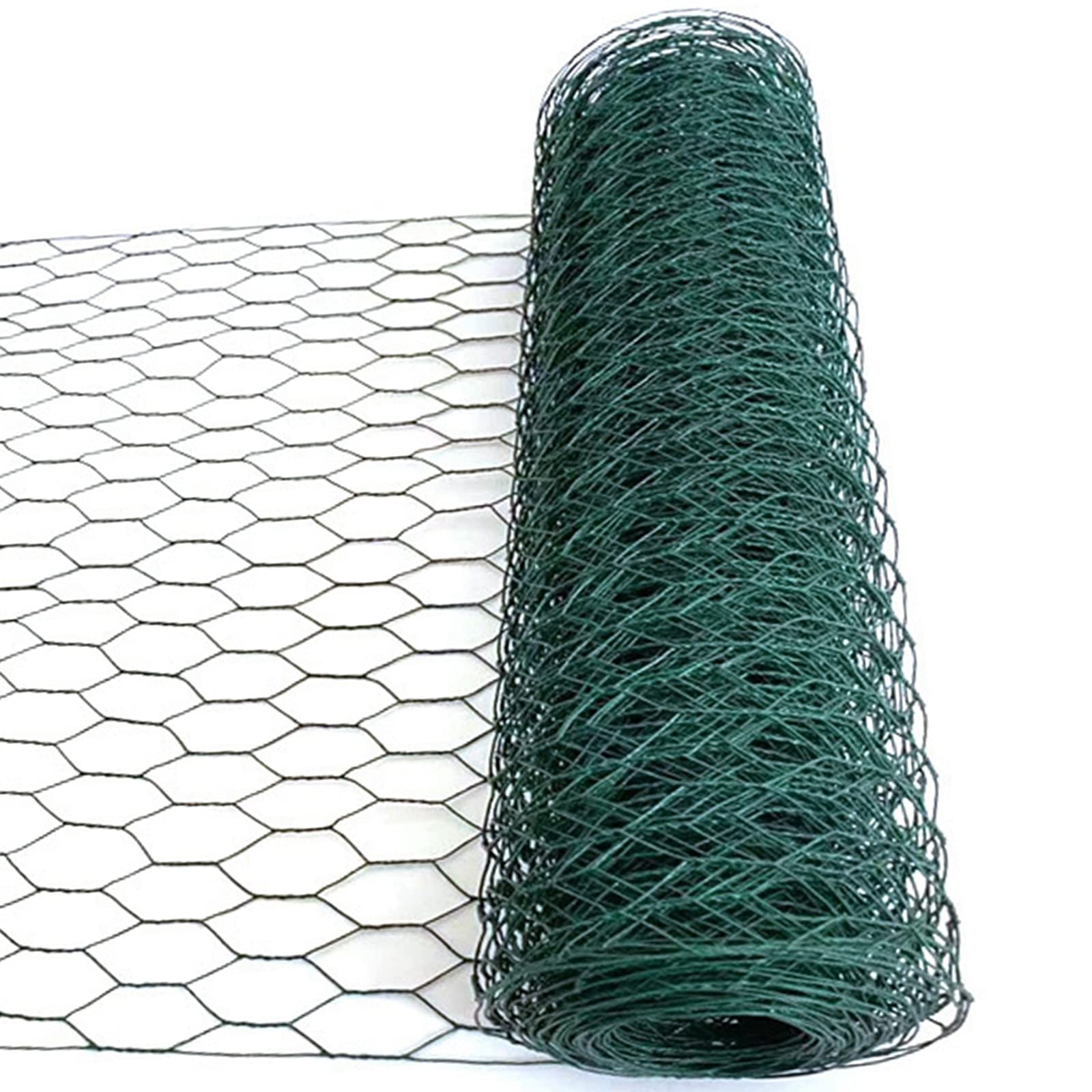 Rouleau Grillage Hexagonal Galvanisé 40 Cm X 5 M - Kit Complet Avec Pince, Gants Et 50 Attaches Pour Clôture Lapins Et Jardin