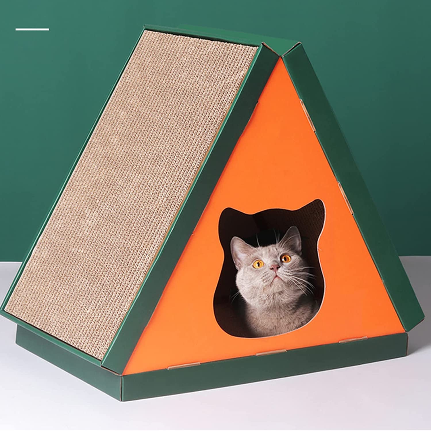 Rascadores para Gatos Rascador Para Gatos, Almohadilla De Cartón, Duradero, Reciclable, Extraíble, 2 En 1, Corrugado, Para Rascador De Gatos, Para Protector De Muebles Afilador de uñas para Mascotas (