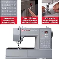 Vista 4 de SINGER Heavy Duty 6620C Computerized Sewing Machine with Accessories 215 Stitches, LCD Screen, Built-In Needle Threader Easy Setup, Durable