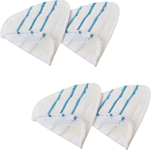 True & Tidy, Paquete de almohadillas de fregona extra gruesas para mopas de vapor STM-500, STM-700 y STM-700A, se adapta a otras trapeadoras de