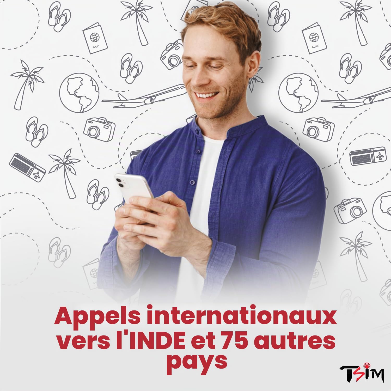Carte SIM américaine pour Voyager aux États-Unis. Appels et SMS locaux et internationaux illimités. Appelez à la Maison Gratuitement. Plan 5G mis à Jour avec Hotspot/Tethering!
