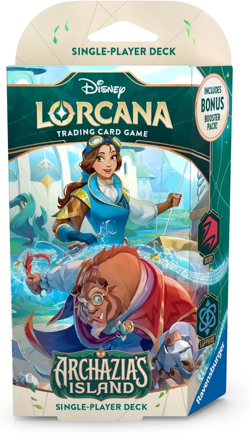Disney Lorcana Trading Card Game: Archazia's Island - Display with 8 Starter Decks