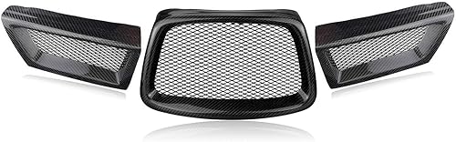 Miniatura 3 de Rejilla superior delantera de fibra de carbono para Subaru Impreza 9th WRX STI 2006-2007