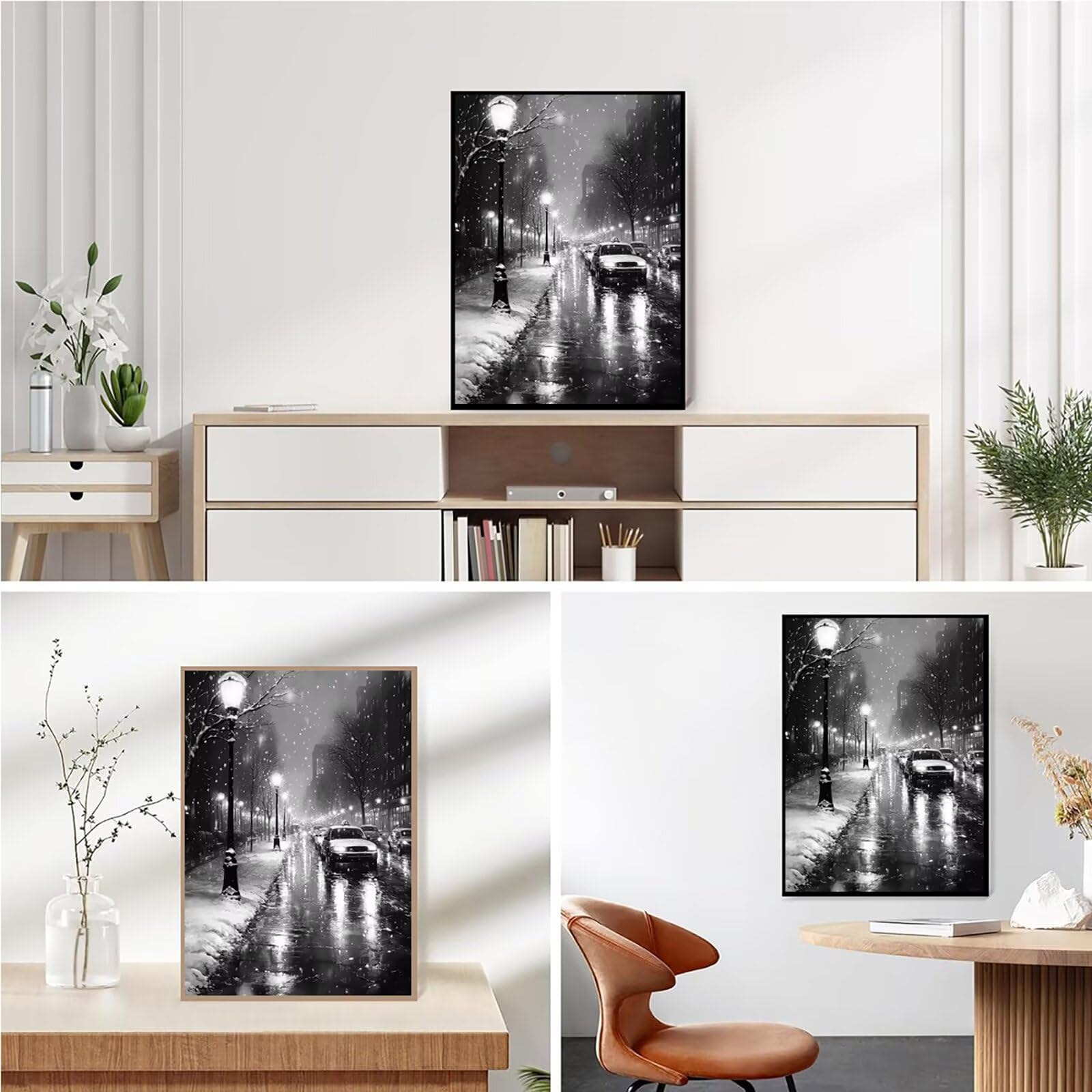 Malarstwo diamentowe dla dorosłych, duży, XXL, 90 x 120 cm, do malarstwa, prostokątne kamienie, na zimę, pełne wiertło, "zrób to sam", haft krzyżykowy, embridery, DIY, zestaw do malarstwa diamentowego