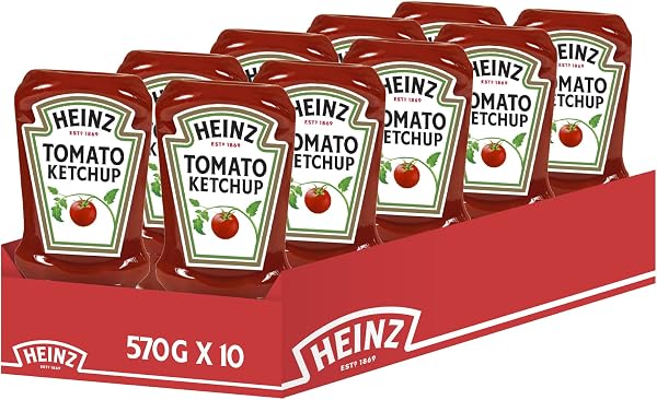 Heinz Tomato Ketchup Top Down 570g (10 Packs) - 1
