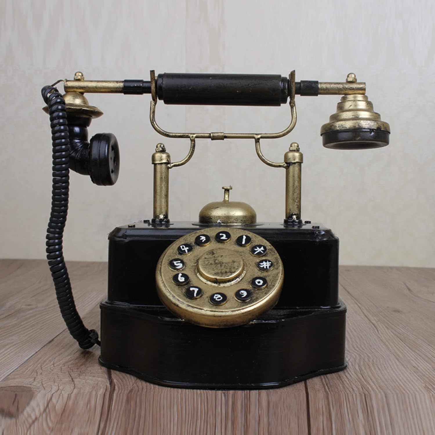 Creative Telephone Home Decor Gift Retro Decorative Telephone Retro Landline House Home Phone Office Vintage Antique Telephones