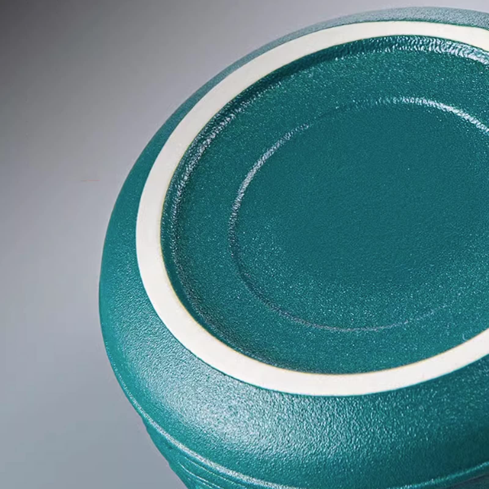 Pudełko na herbatę Porcelanowy pojemnik na herbatę sypaną, matowy ceramiczny z uszczelnioną pokrywką, tłoczone liście i kwiaty lotosu 830 ml Hermetyczny