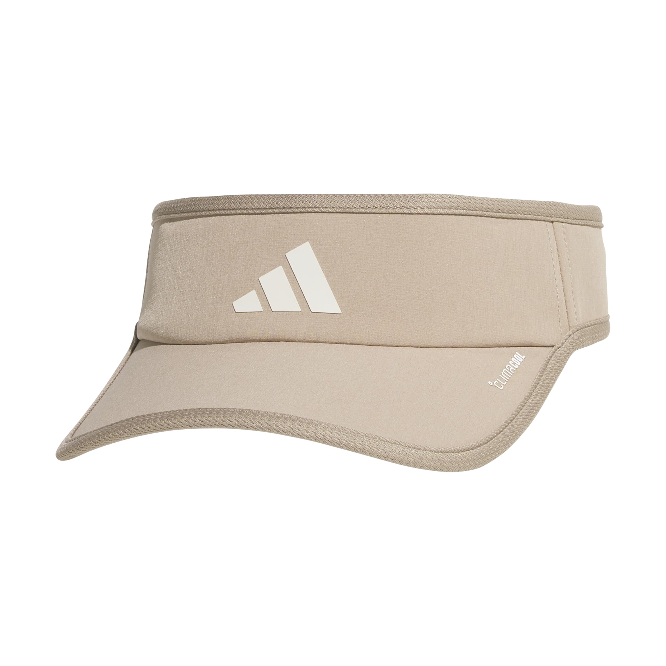 adidas Women's Superlite Visor – Lightweight Moisture-Wicking Running Tennis Hat One Size Chalky Brown/White/3