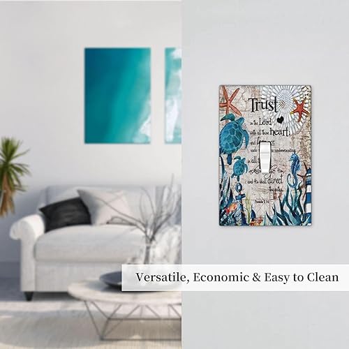 Vista 474 de Placa de pared con interruptor de luz de doble interruptor de pared para niños, diseño de dinosaurio, galaxia, espacio exterior, planeta, nebulosa