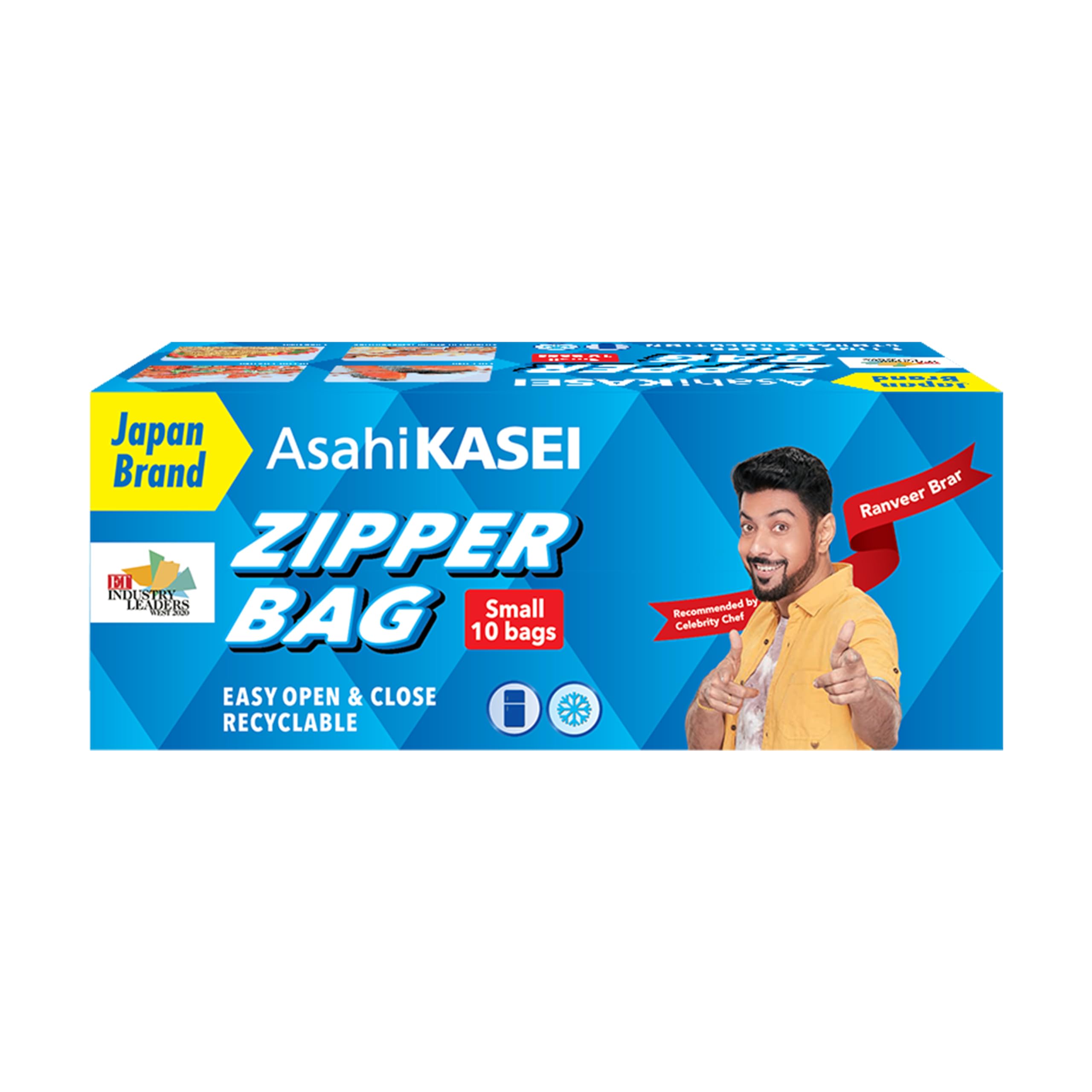 Asahi Kasei Zipper Bag (Small) | Japan’s Brand | 100% Leak-Proof | Double Zipper Lock | Reusable & Washable | Keeps Food Fresh | Store Vegetable & Meat | Refrigerator Safe | 10 Bags | Comes in 3 Sizes (B0D22XT123) Amazon Price History, Amazon Price Tracker