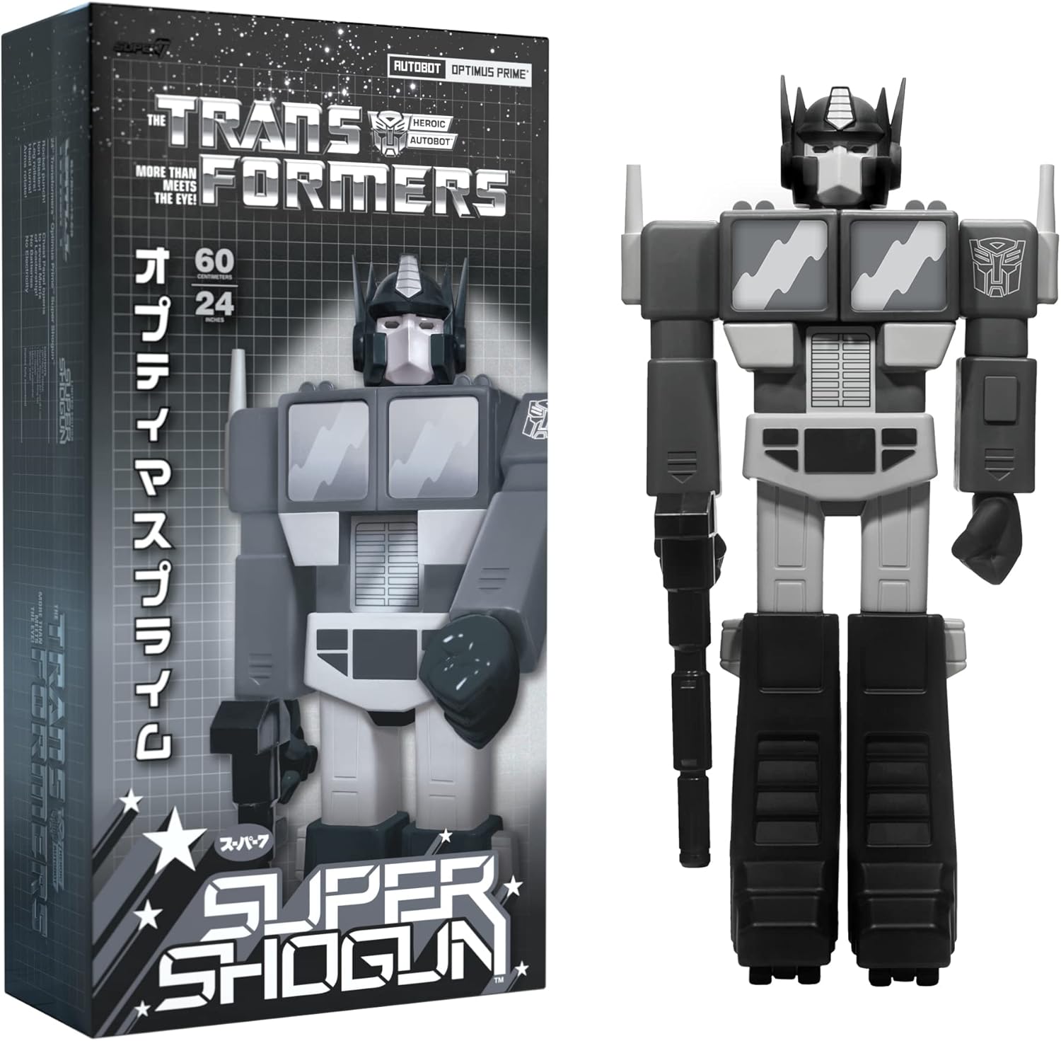 Super7 Transformers Optimus Prime Fallen Leader - 24" Transformers Super Shogun Action Figure Classic Cartoon Collectibles and Retro Toys