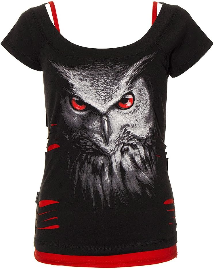 Spiral Direct Women's Night Hunter T Shirt - Small, Black