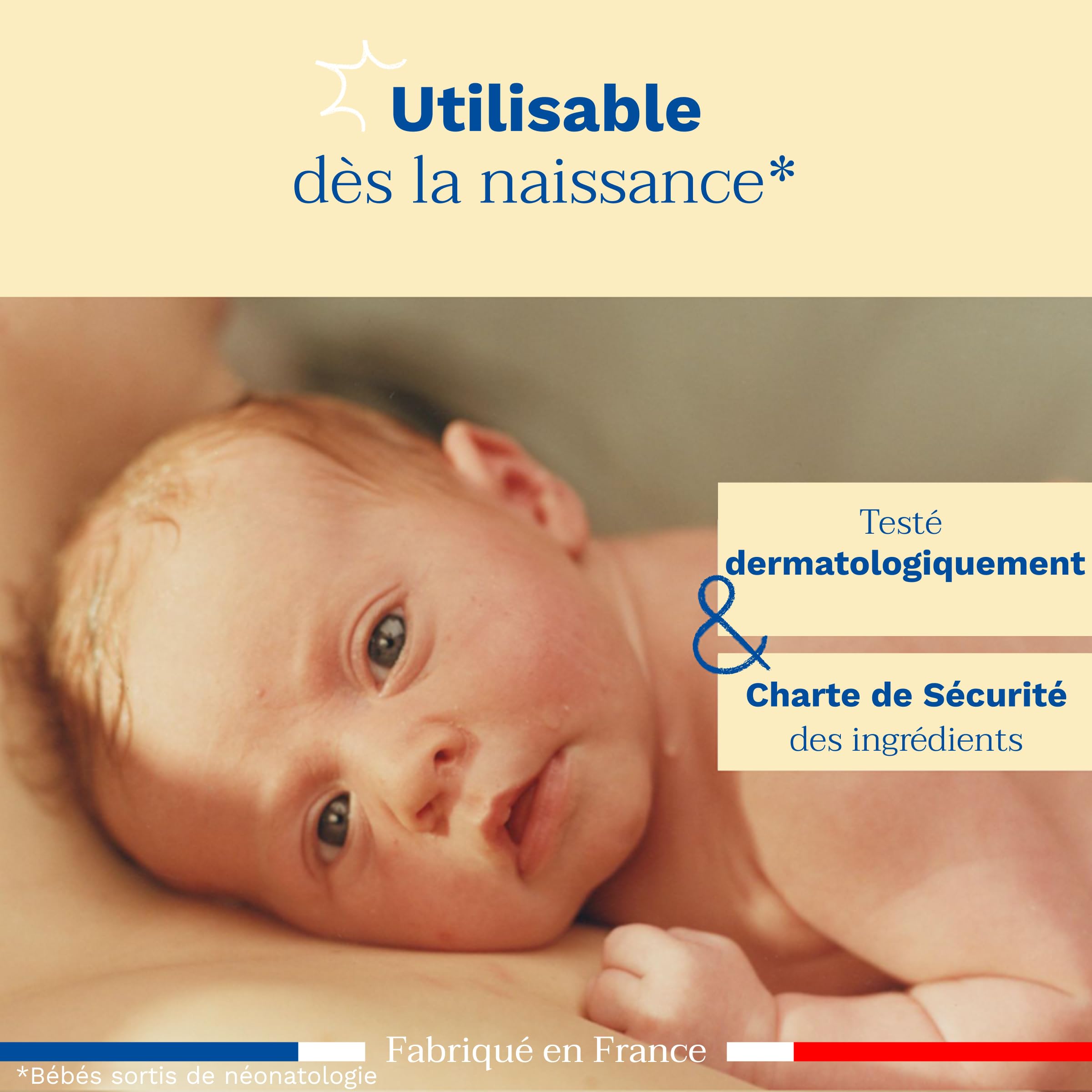 Mustela - Huile Lavante Bébé - Soin Doux et Nourrissant pour Peau Sèche, Corps, Visage et Cheveux - 98% d'ingrédients d'origine naturelle - Nettoie, Apaise et Protège la Peau Sensible